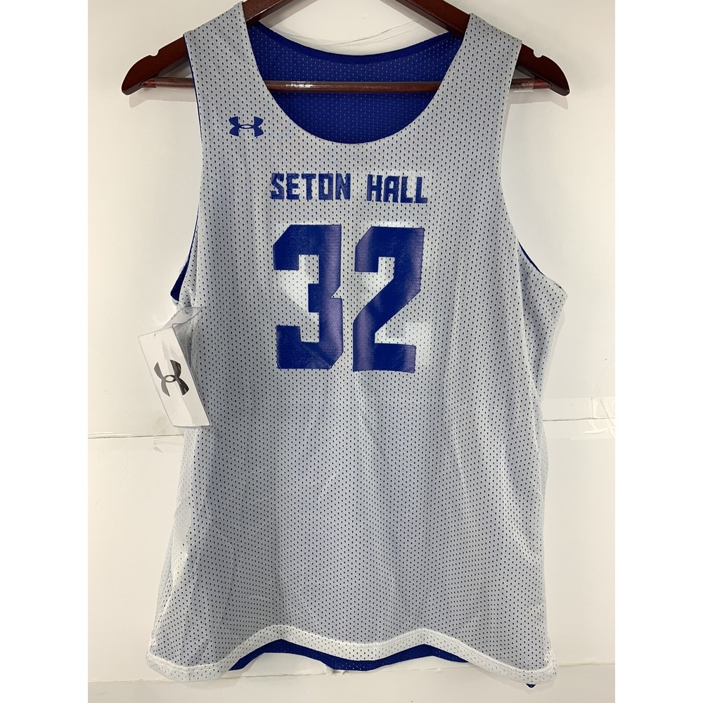 Under‎ Armour Womens Large Seton Hall No.32 Reversible Basketball Jersey - Picture 8 of 12